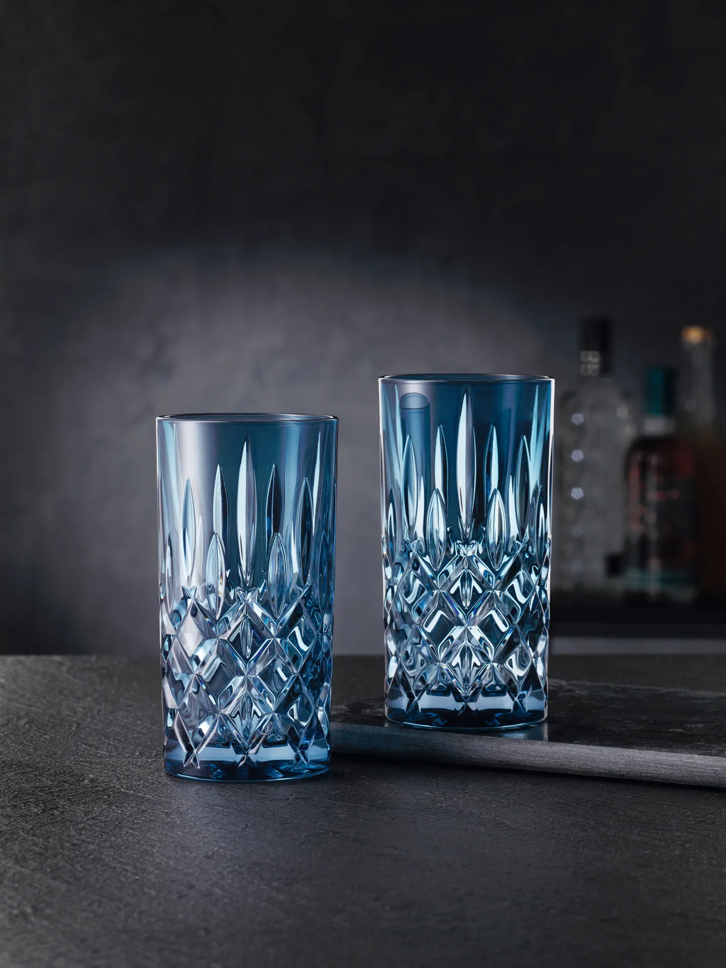 Bicchiere Noblesse Longdrink 39,5 cl confezione da 2, Vintage blue Nachtmann