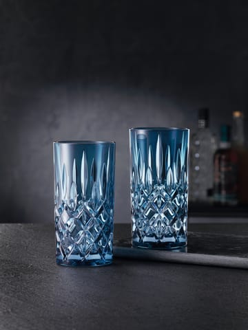 Bicchiere Noblesse Longdrink 39,5 cl confezione da 2 - Vintage blue - Nachtmann