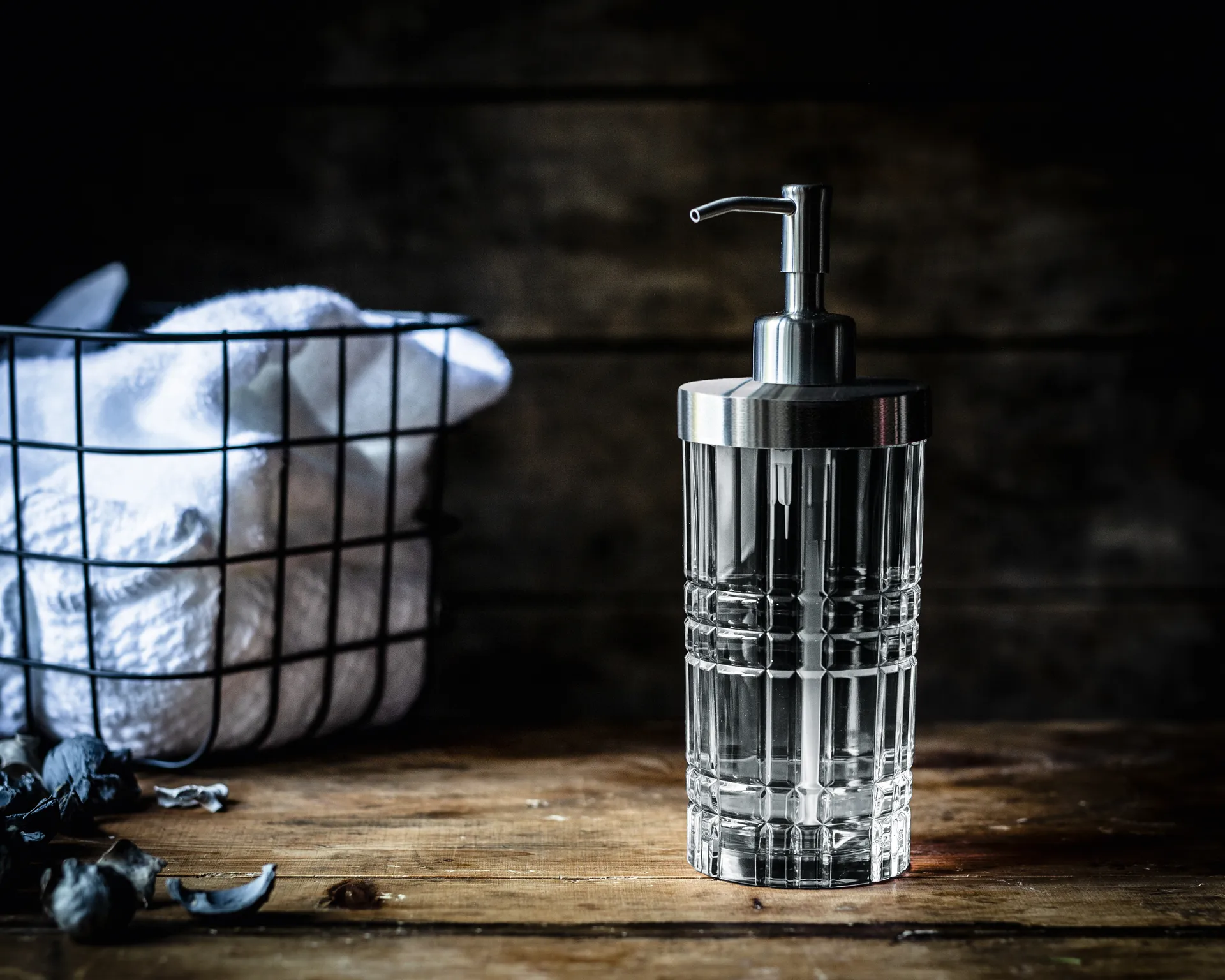 Dispenser di sapone Square 21,5 cm, Trasparente Nachtmann