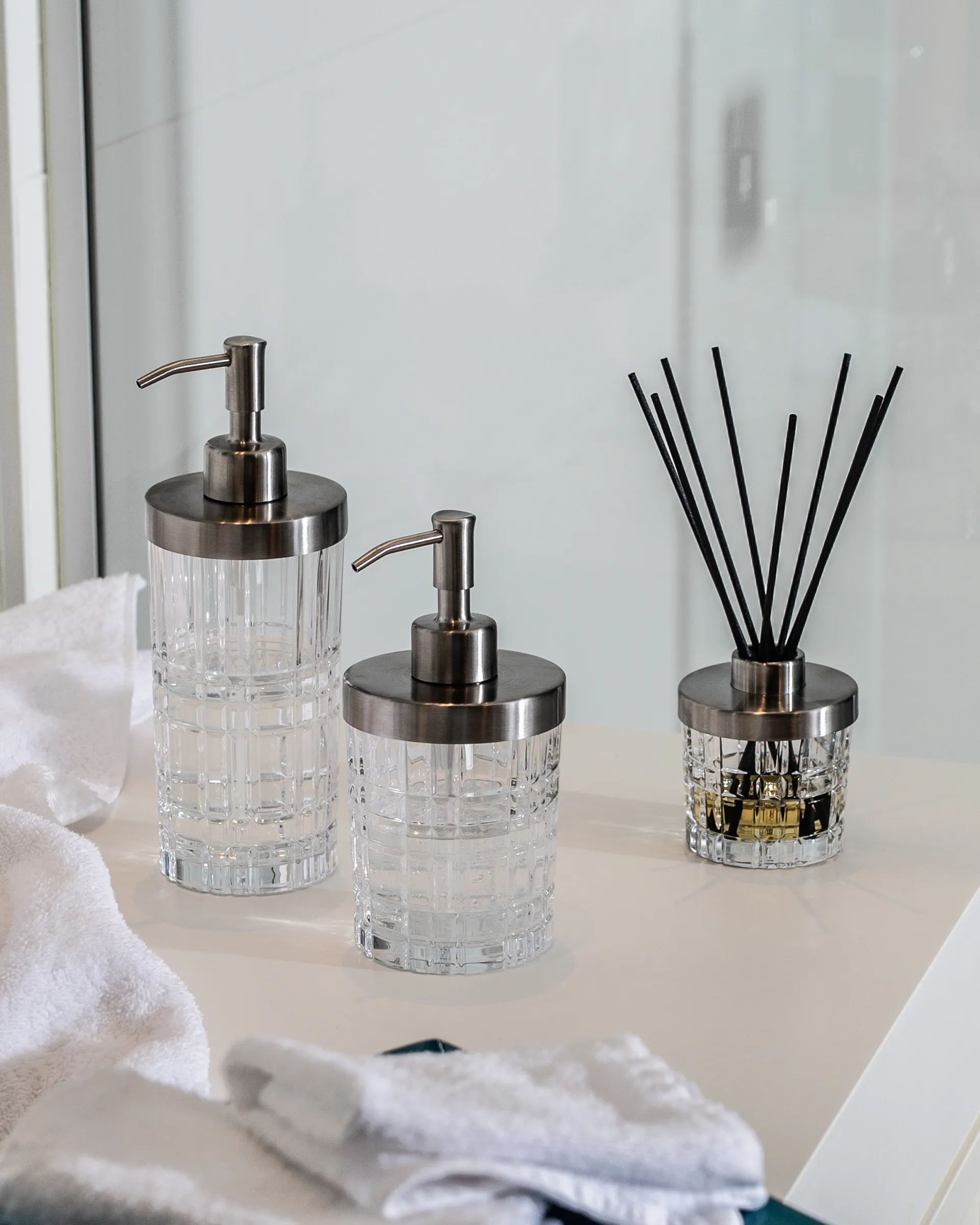 Dispenser di sapone Square 21,5 cm, Trasparente Nachtmann