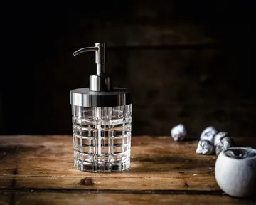 Distributore di sapone Square 21,5 cm - Trasparente - Nachtmann