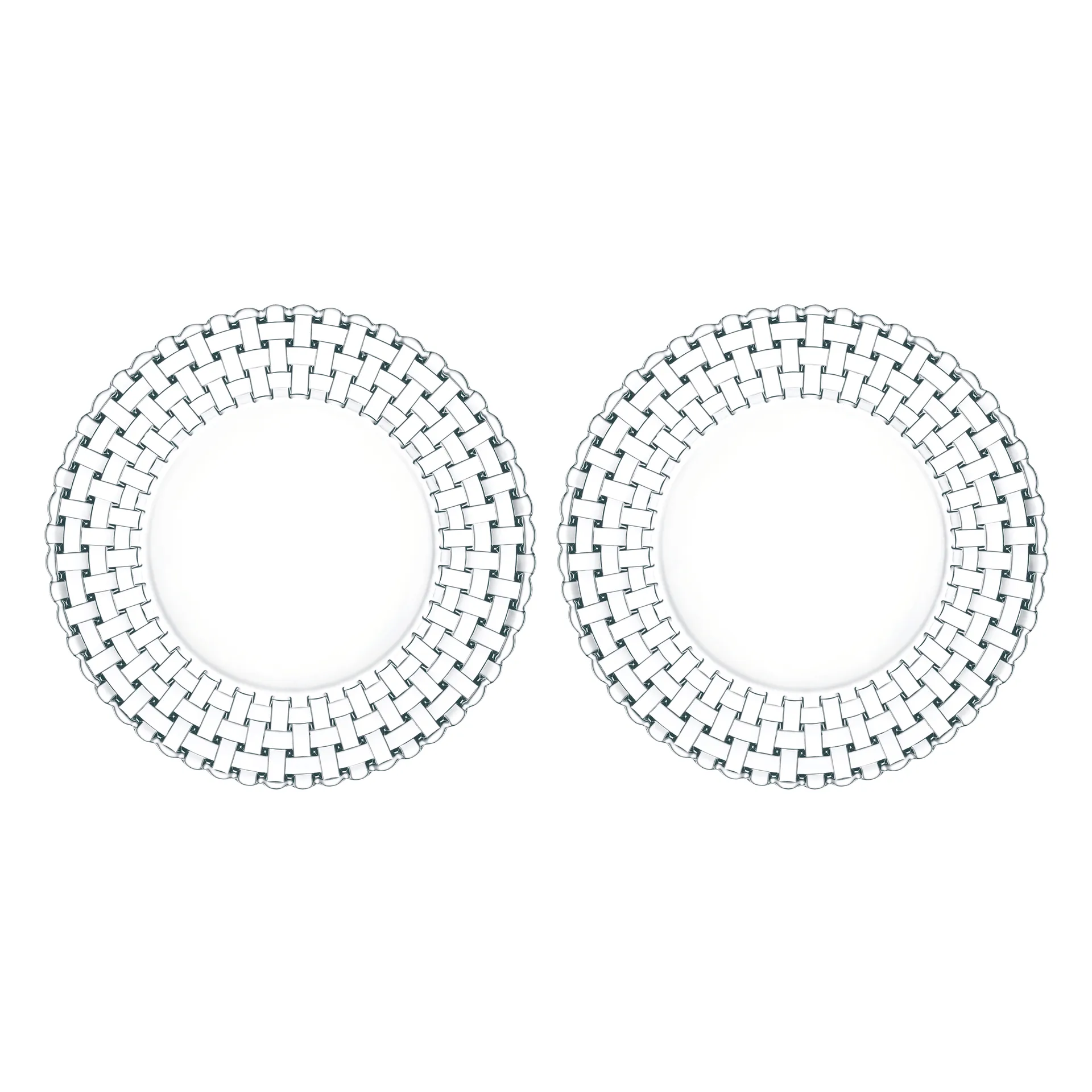 Piatto Bossa Nova 27 cm confezione da 2, trasparente Nachtmann