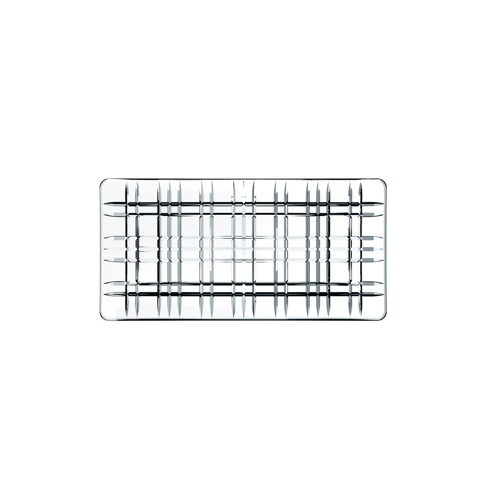 Piatto Square 14x28 , trasparente Nachtmann