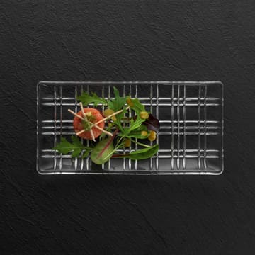 Piatto Square 14x28  - trasparente - Nachtmann