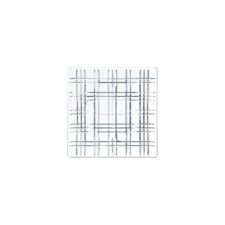 Piatto Square 21x21 cm - trasparente - Nachtmann
