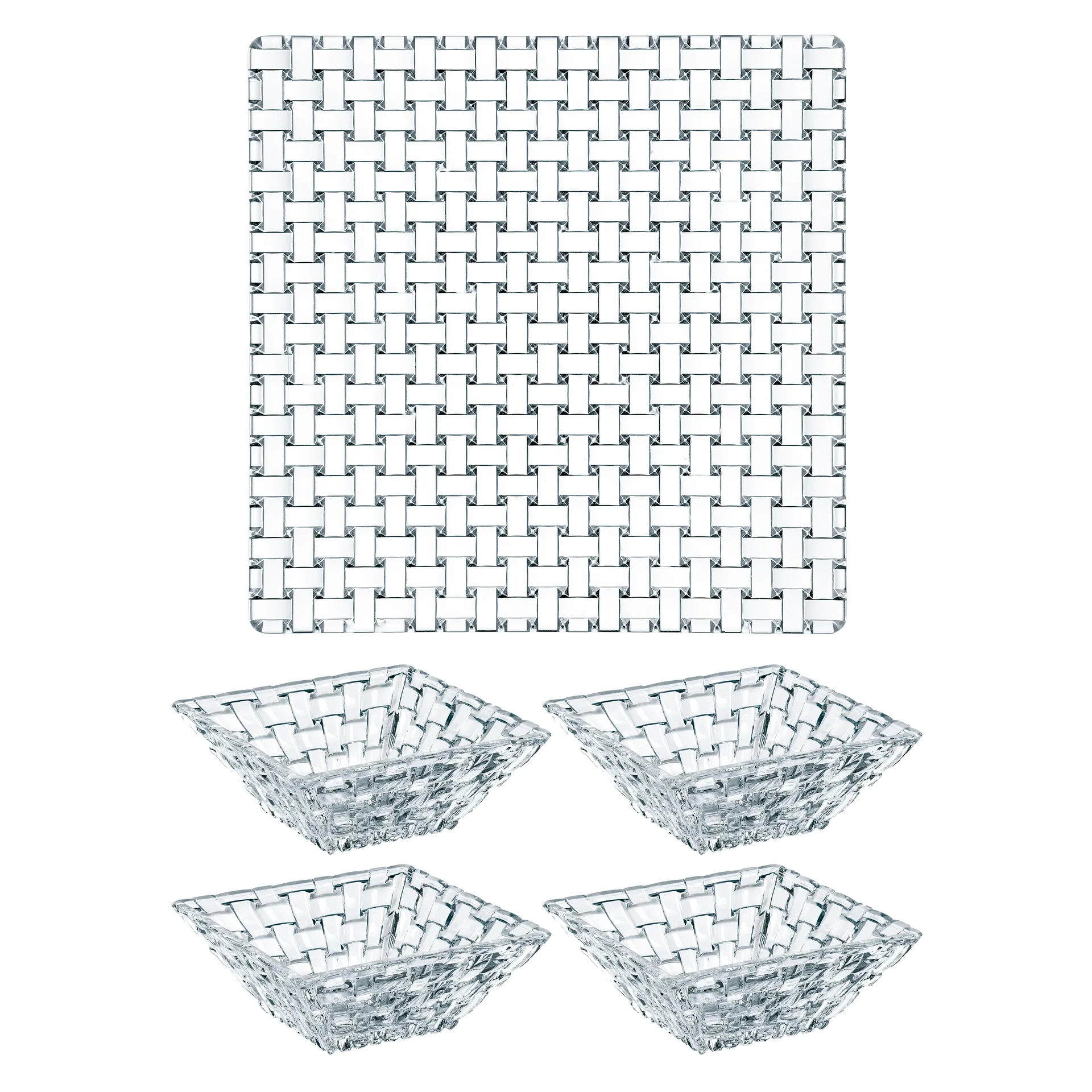 Servizio da portata Bossa Nova 5 pezzi, trasparente Nachtmann