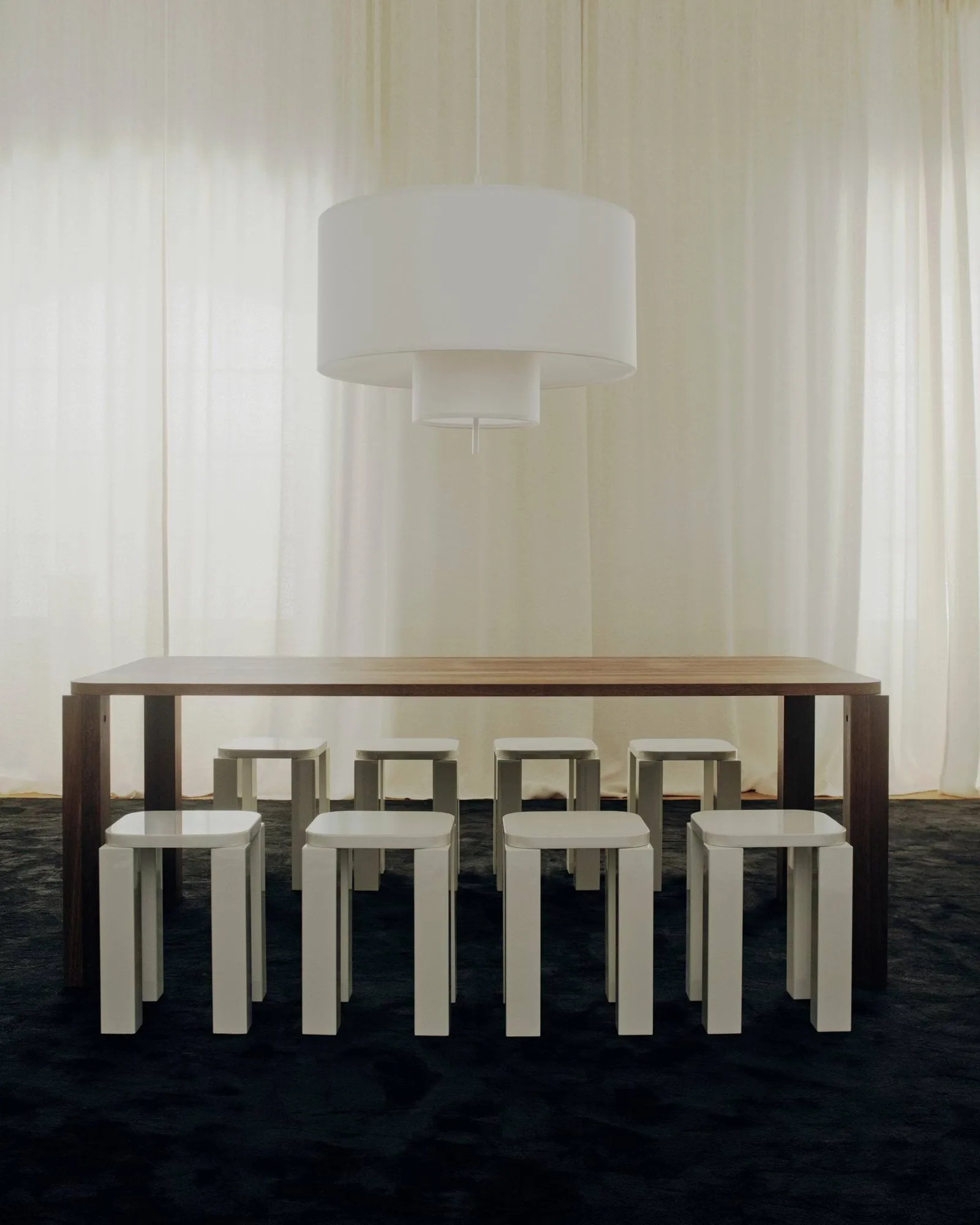 Atlas sgabello, Crema New Works