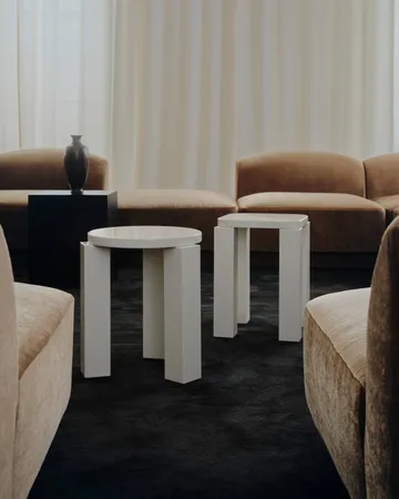 Atlas sgabello - Crema - New Works