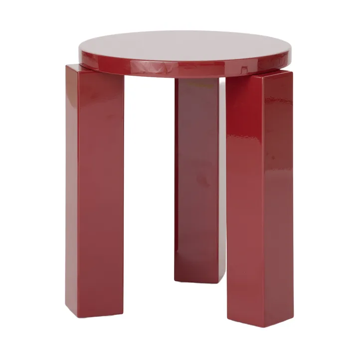 Atlas sgabello rotondo - Burgundy, Ø36x44 cm - New Works