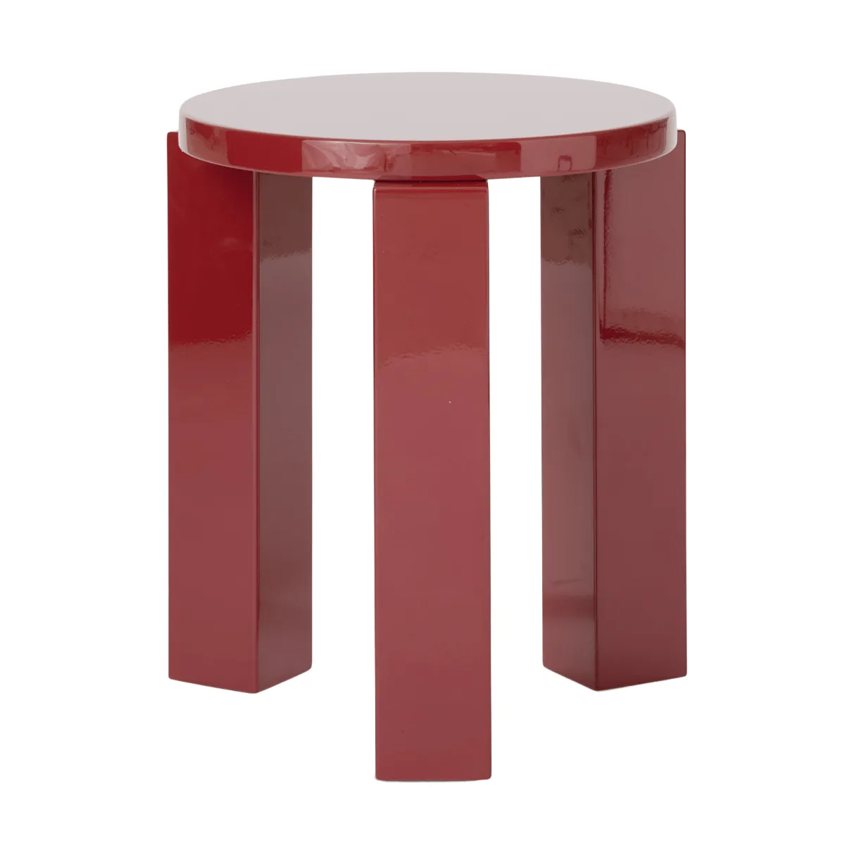 Atlas sgabello rotondo, Burgundy, Ø36x44 cm New Works