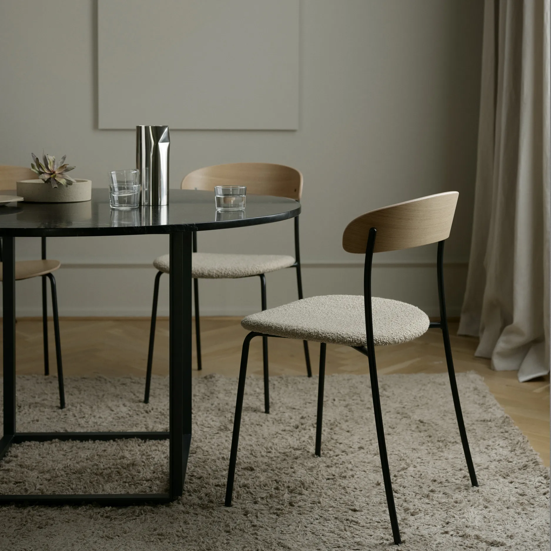 Caraffa Pleat, Acciaio inossidabile New Works