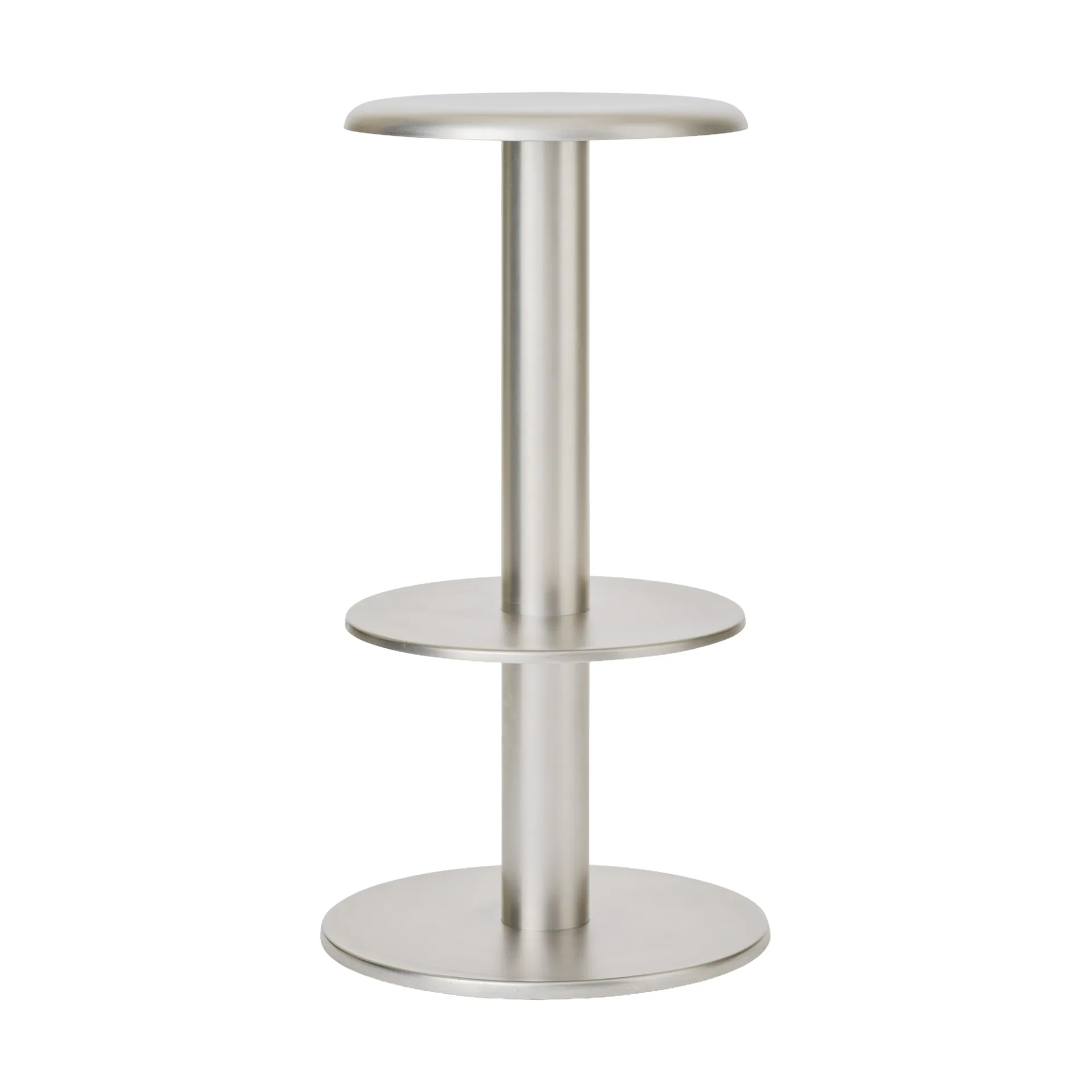 Coupe sgabello bar, In acciaio inox, 76 cm New Works