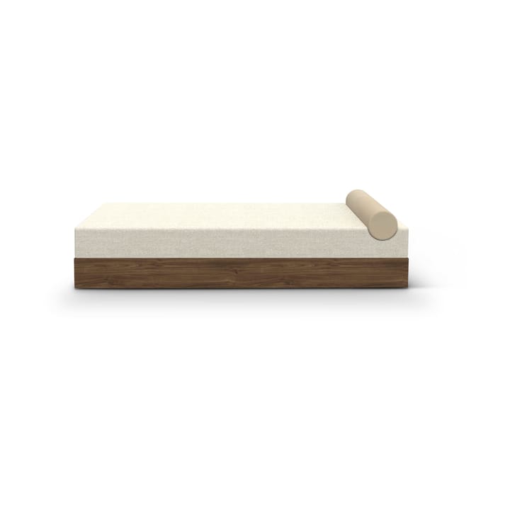 Daybed Mass 200x75x51 cm - Karakorum ivory 001-walnut - New Works