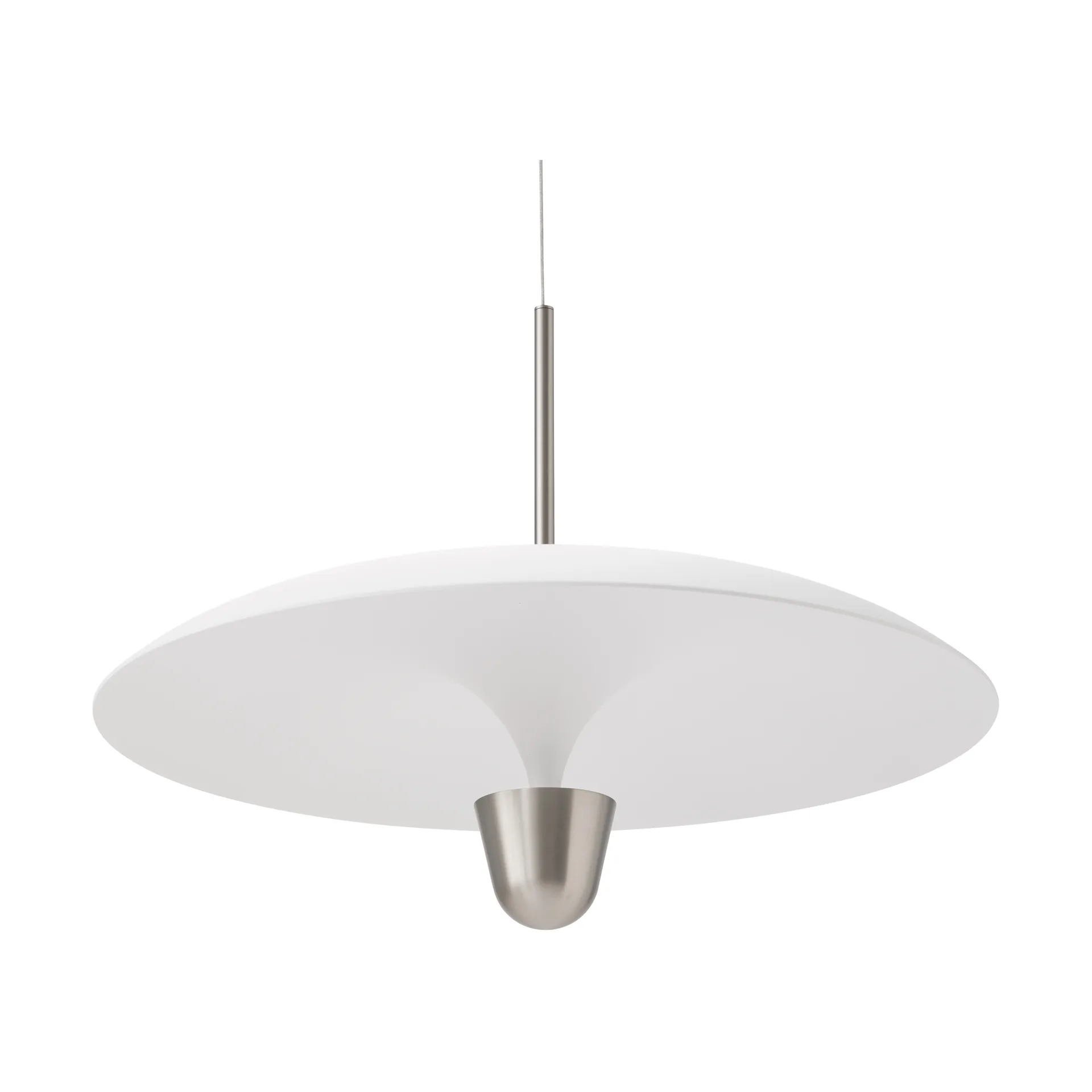 Lampada a sospensione Kantarell Ø55 cm, Nichel Placcato New Works