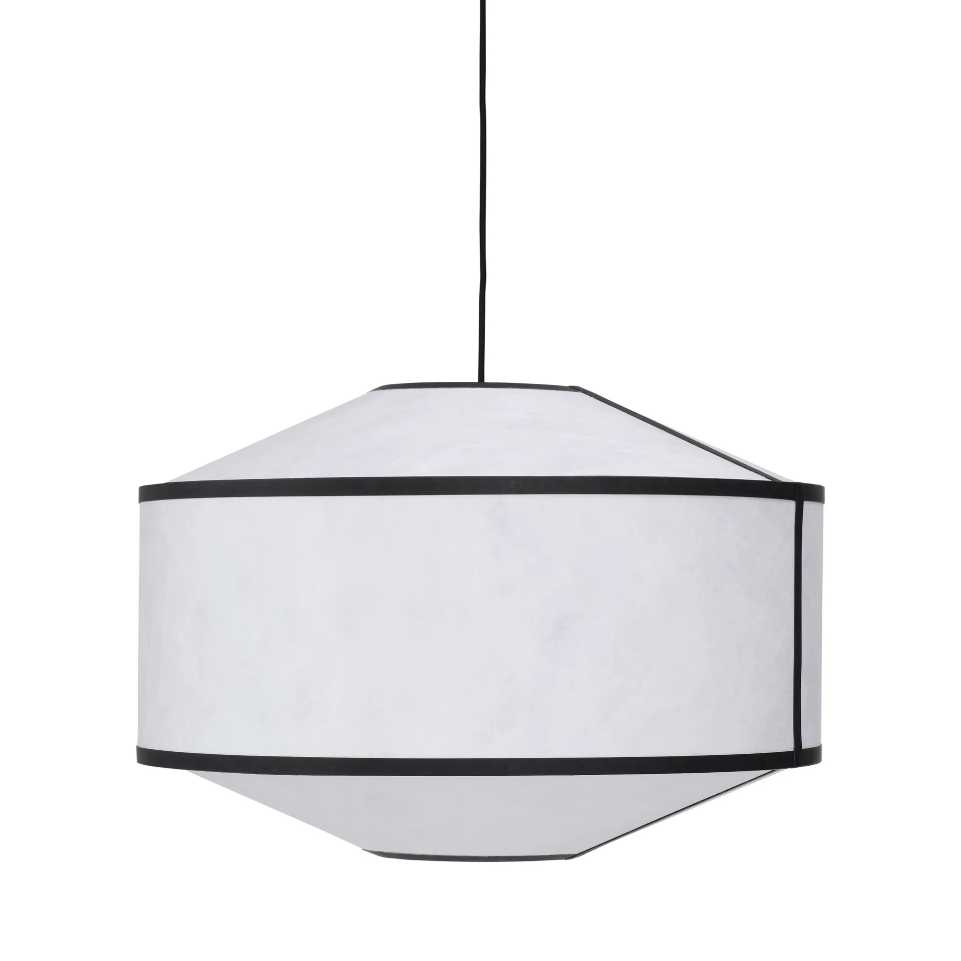 Lampada a sospensione Kite Ø65 cm, White-black New Works