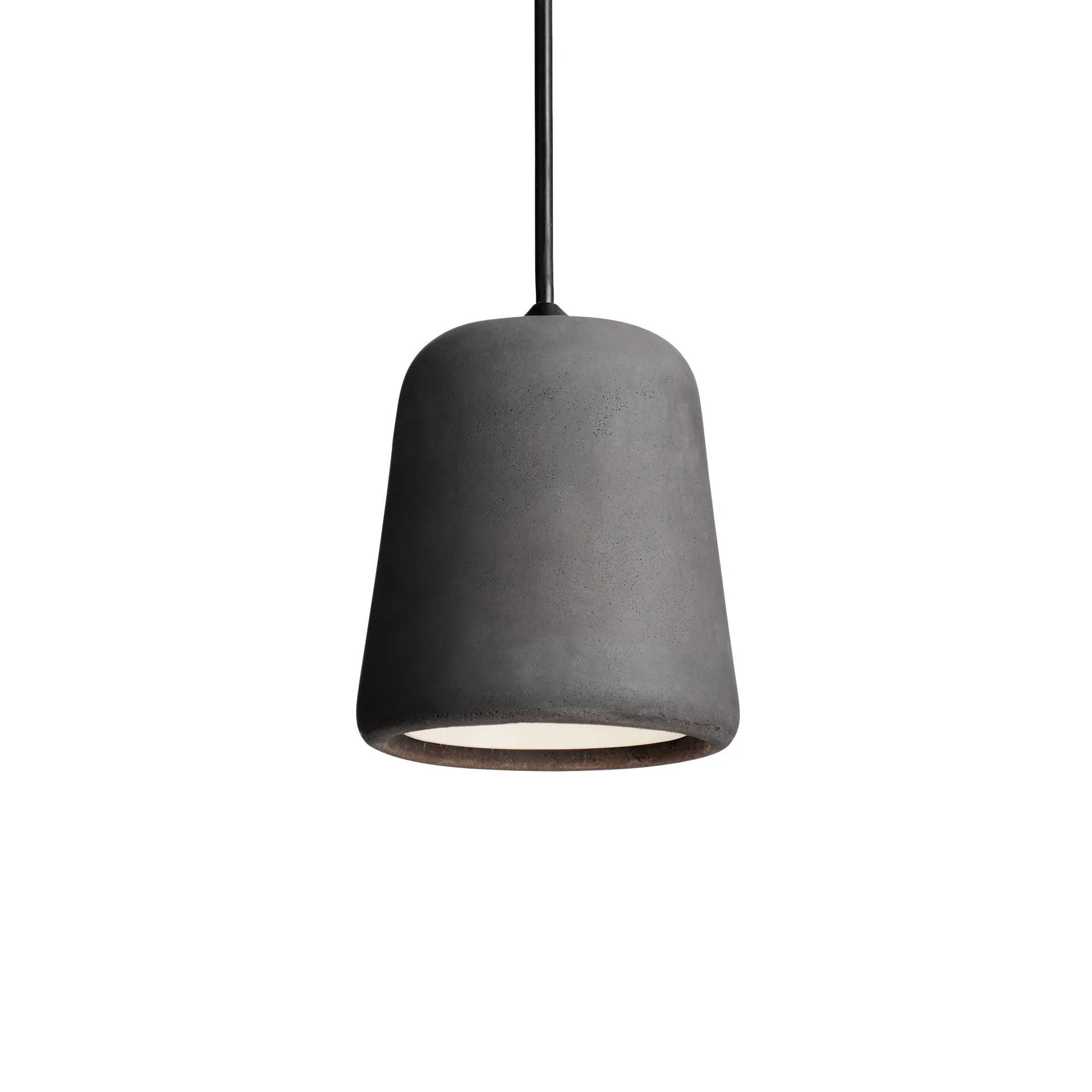Lampada a sospensione Material, Grigio cemento scuro New Works