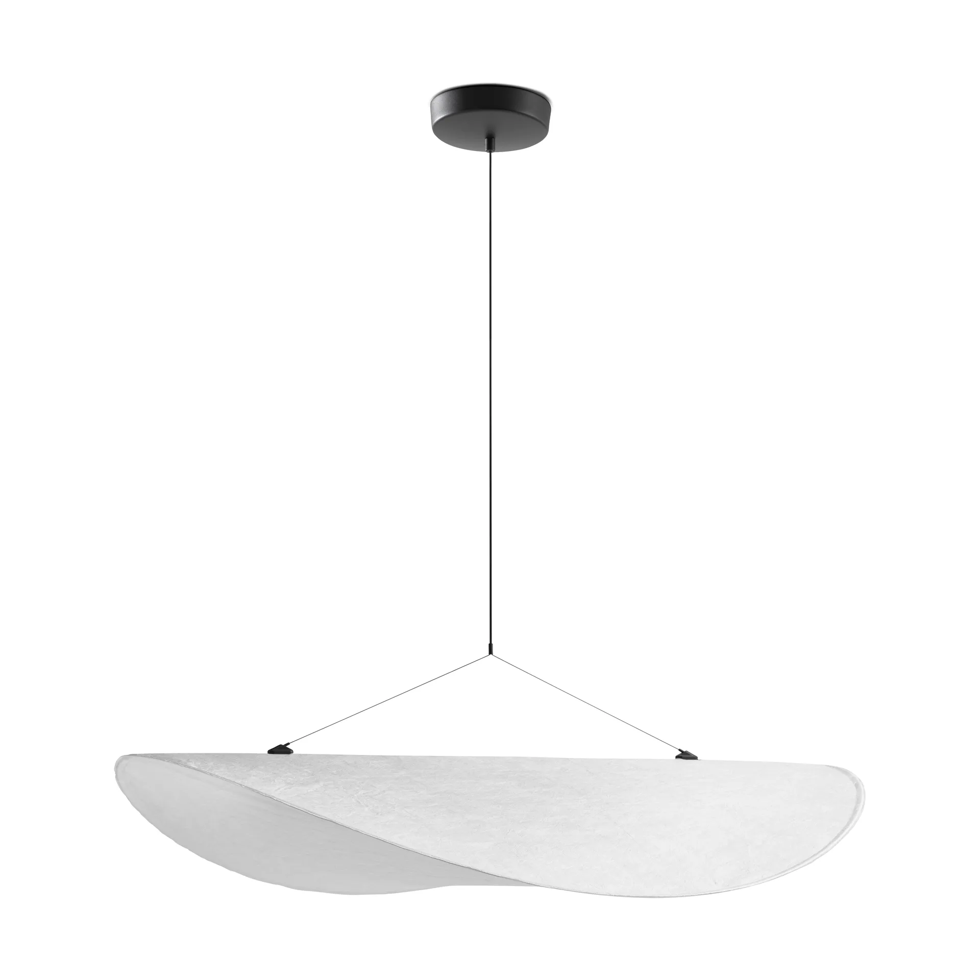 Lampada a sospensione Tense, White, Ø120 New Works