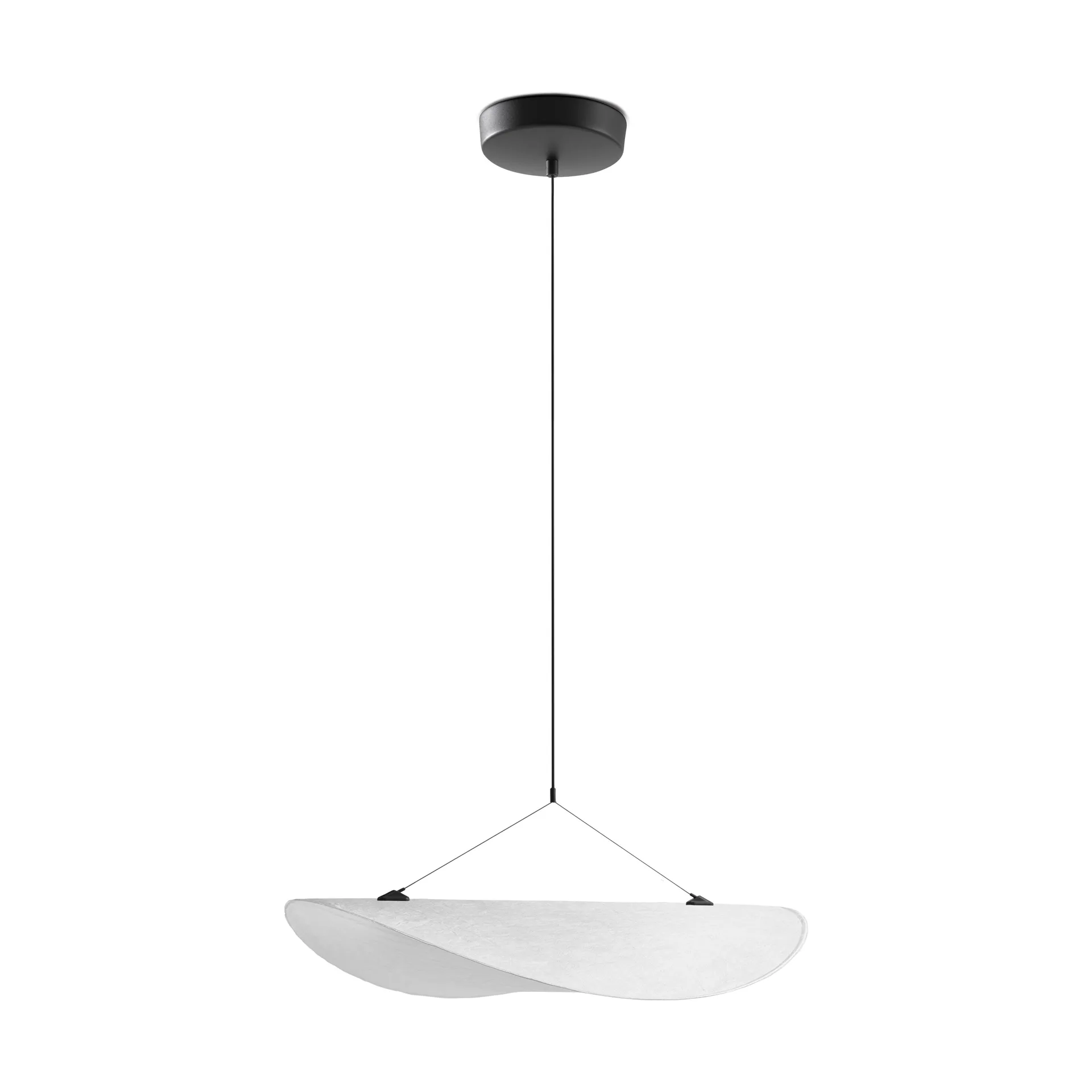Lampada a sospensione Tense, White, Ø55 cm New Works