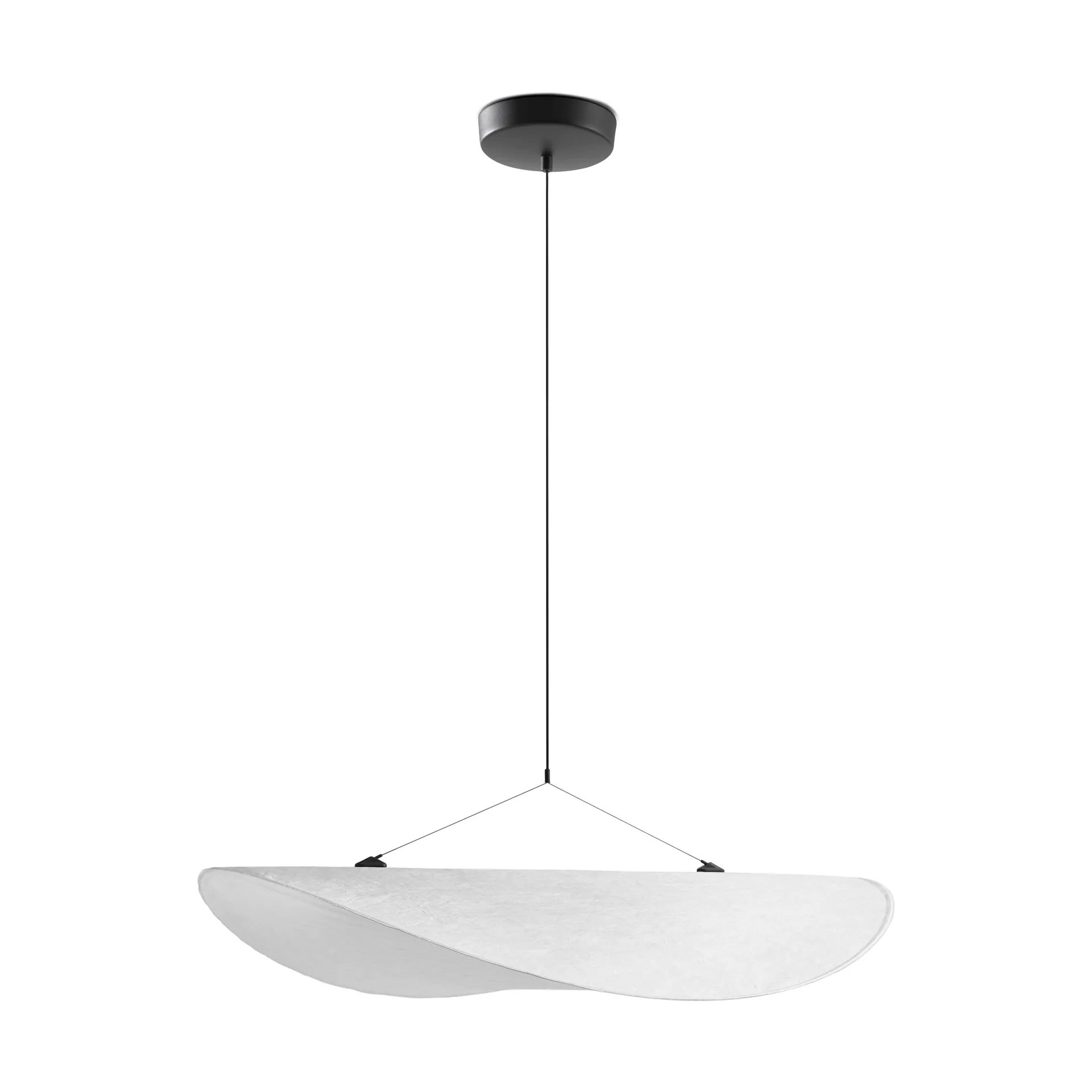 Lampada a sospensione Tense, White, Ø90 New Works