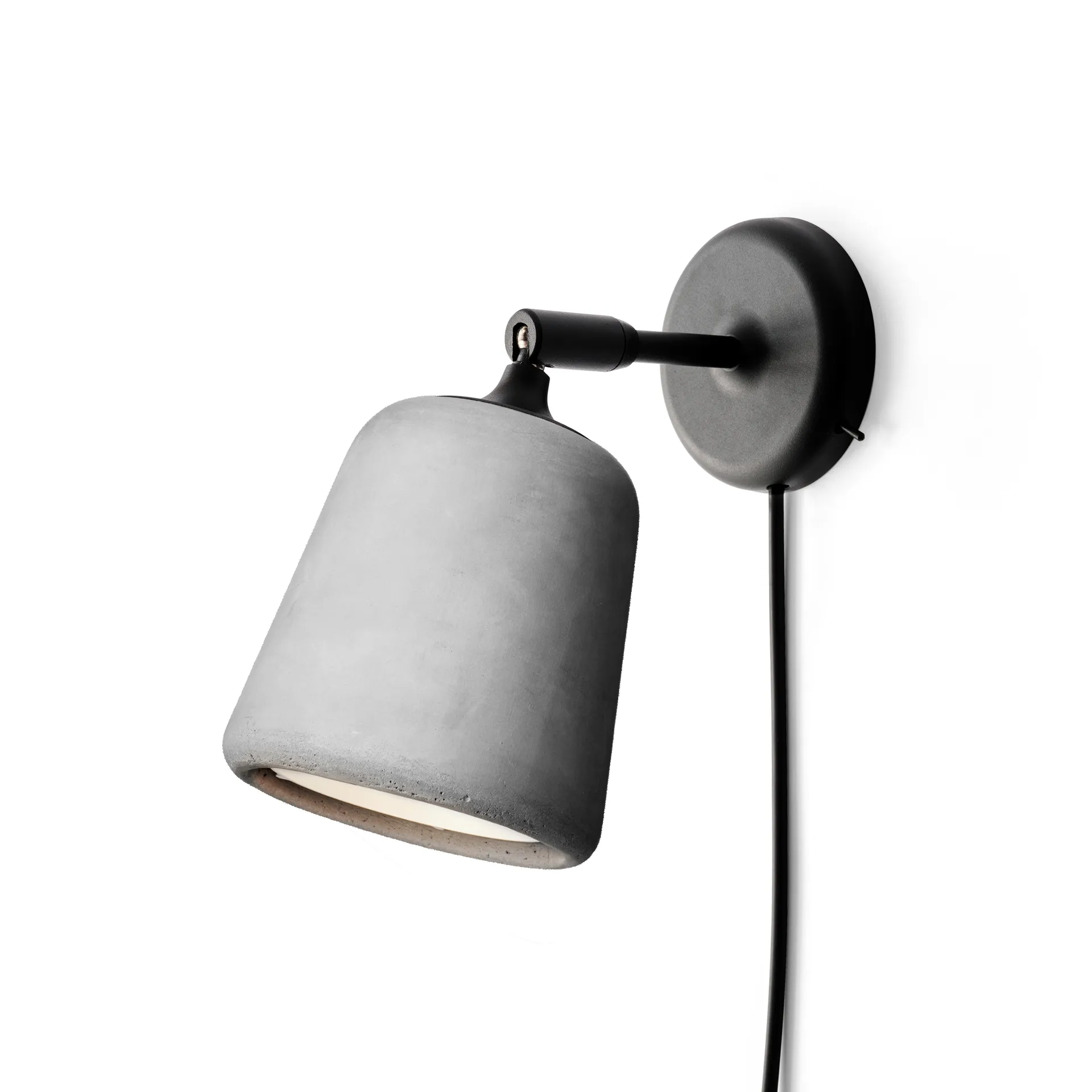 Lampada da parete Material, Light grey concrete New Works