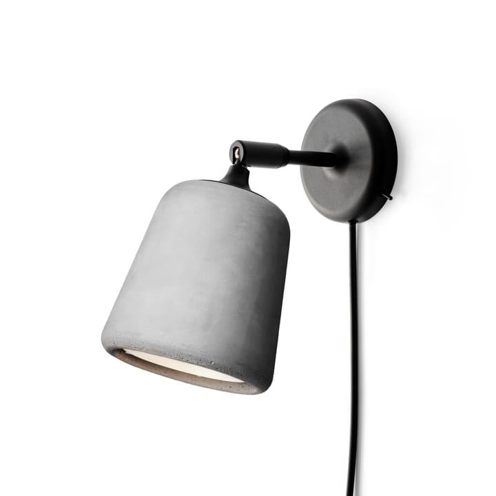 Lampada da parete Material - Light grey concrete - New Works