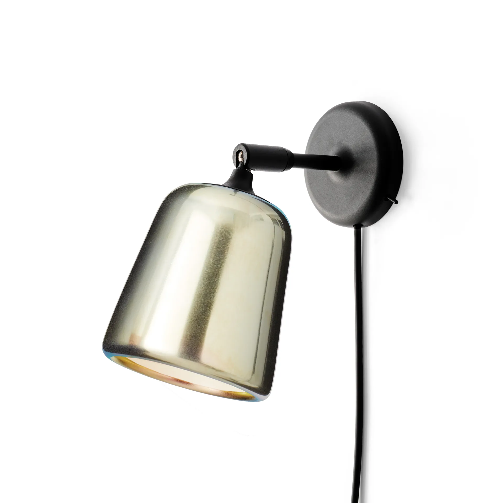 Lampada da parete Material, Yellow steel New Works
