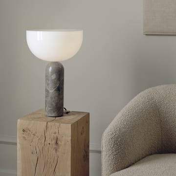 Lampada da tavolo Kizu grande - Gris du marais - New Works