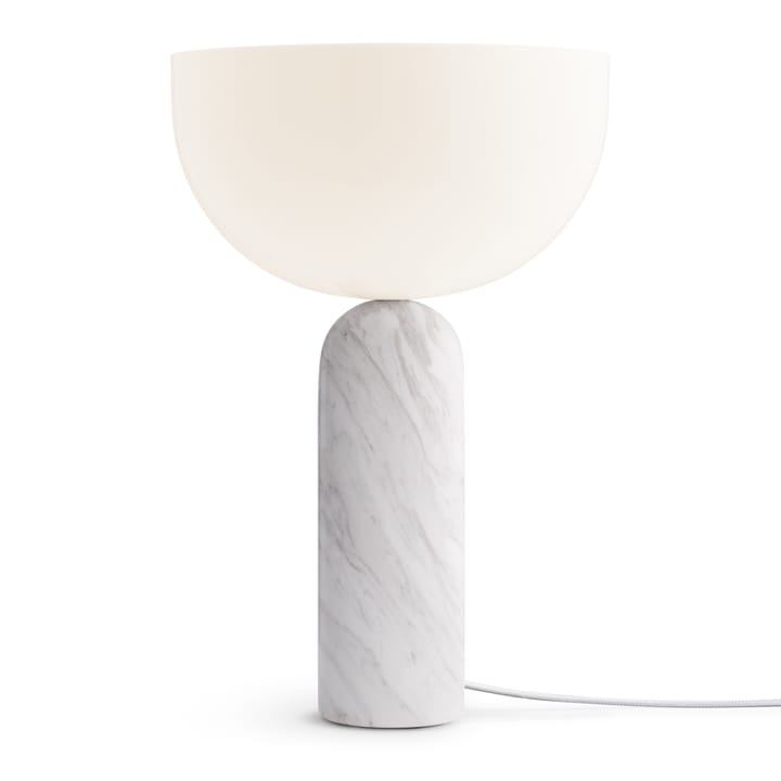 Lampada da tavolo Kizu grande - Marmo bianco - New Works