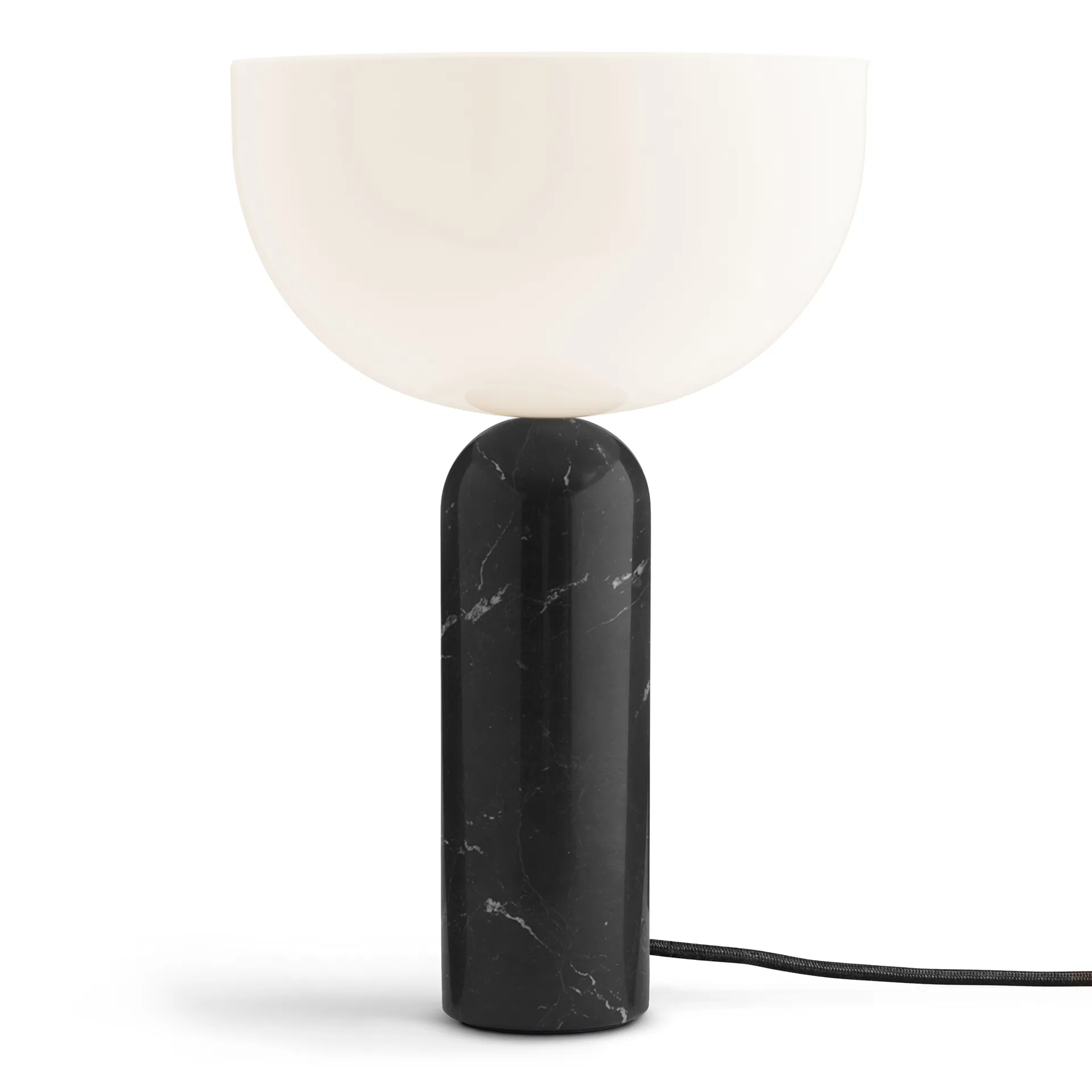 Lampada da tavolo Kizu grande, Marmo nero New Works
