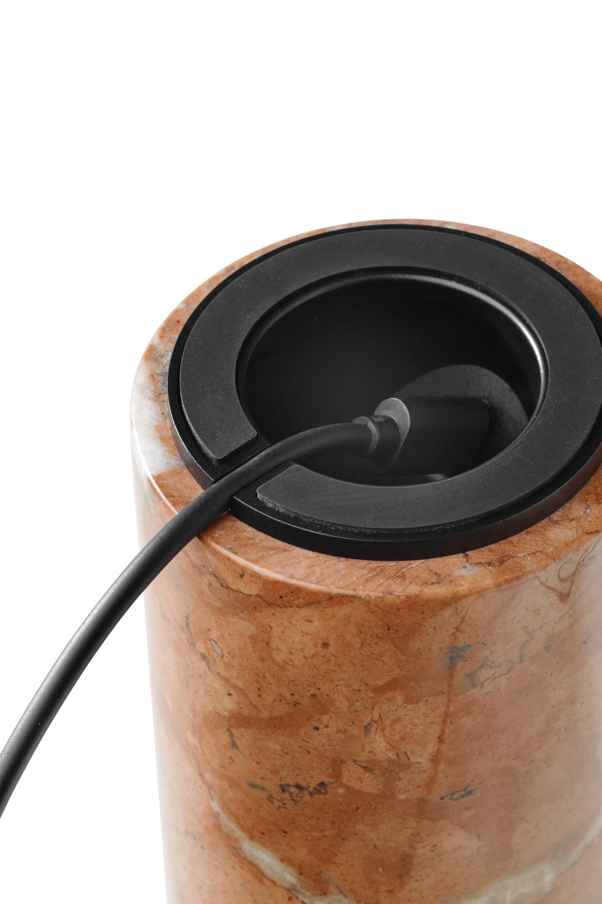 Lampada da tavolo Kizu Kizu portable, Breccia Pernice New Works