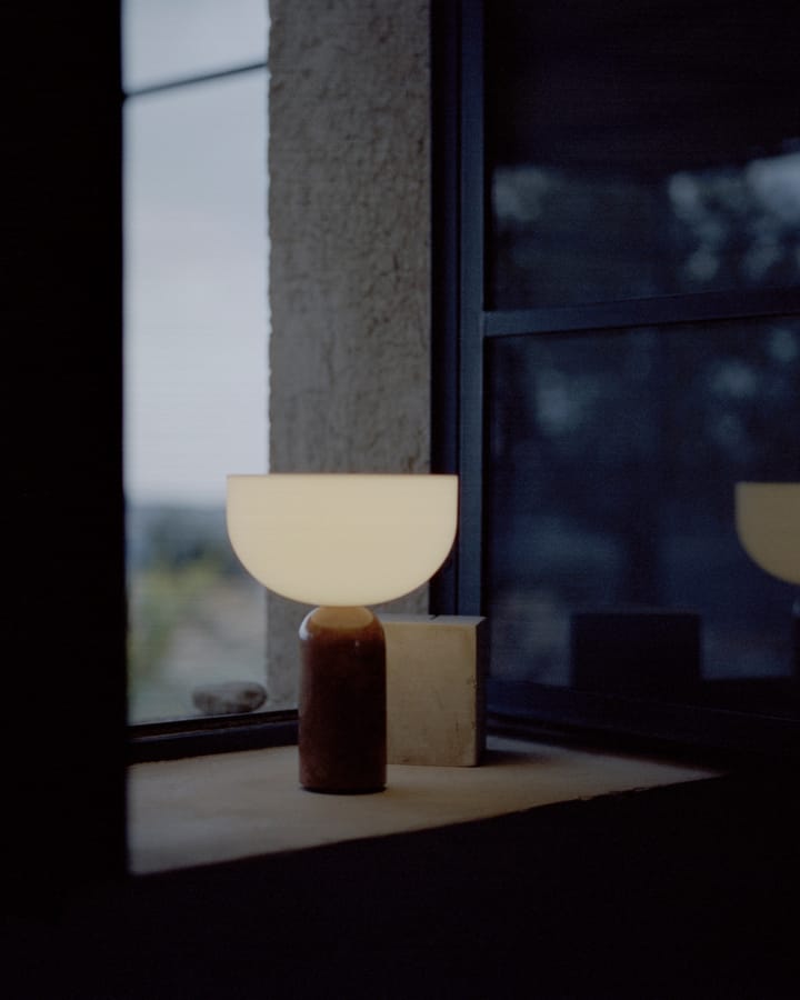Lampada da tavolo Kizu Kizu portable, Breccia Pernice New Works