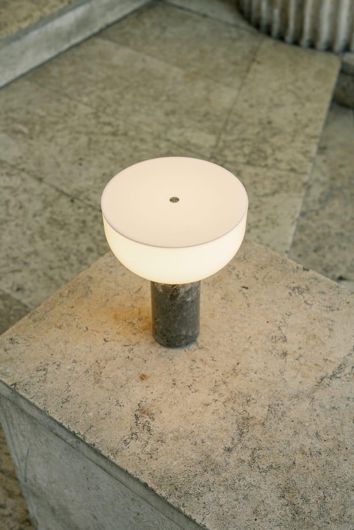 Lampada da tavolo Kizu Kizu portable - Gris du marais - New Works