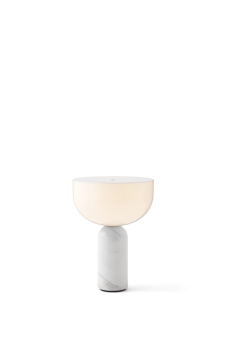 Lampada da tavolo Kizu Kizu portable - Marmo bianco - New Works