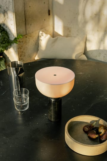 Lampada da tavolo Kizu Kizu portable - Marmo nero - New Works
