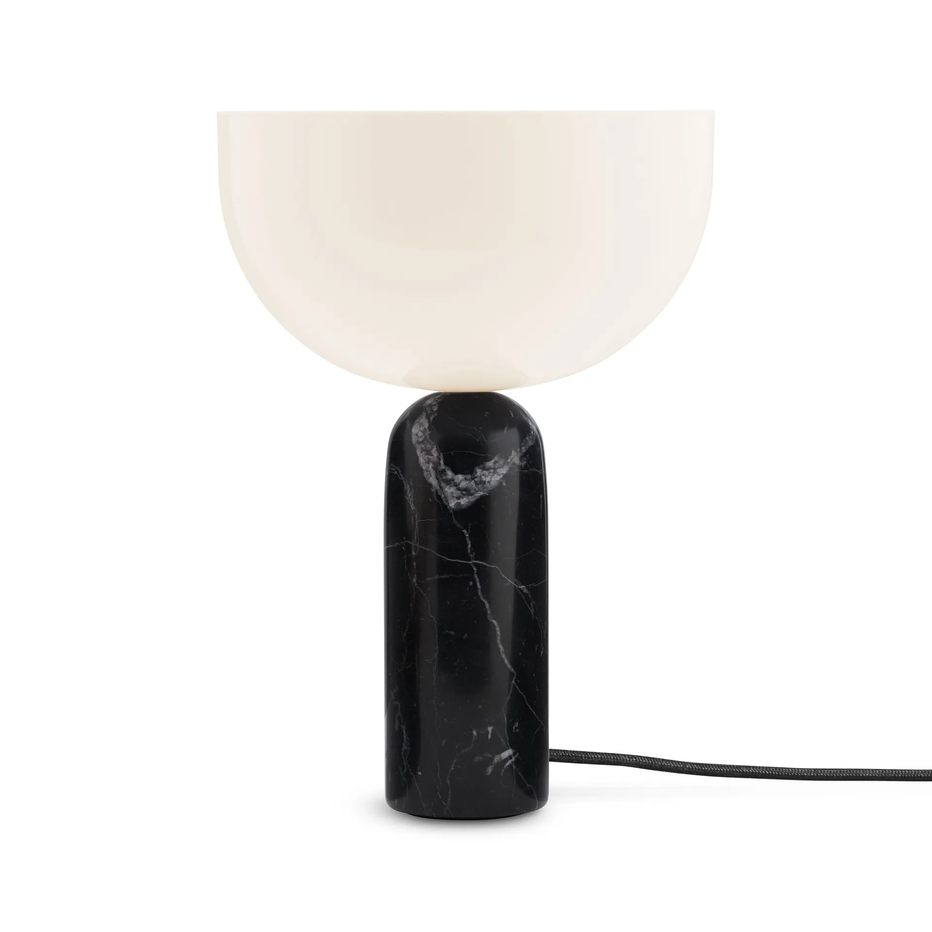 Lampada da tavolo Kizu piccola, Marmo nero New Works