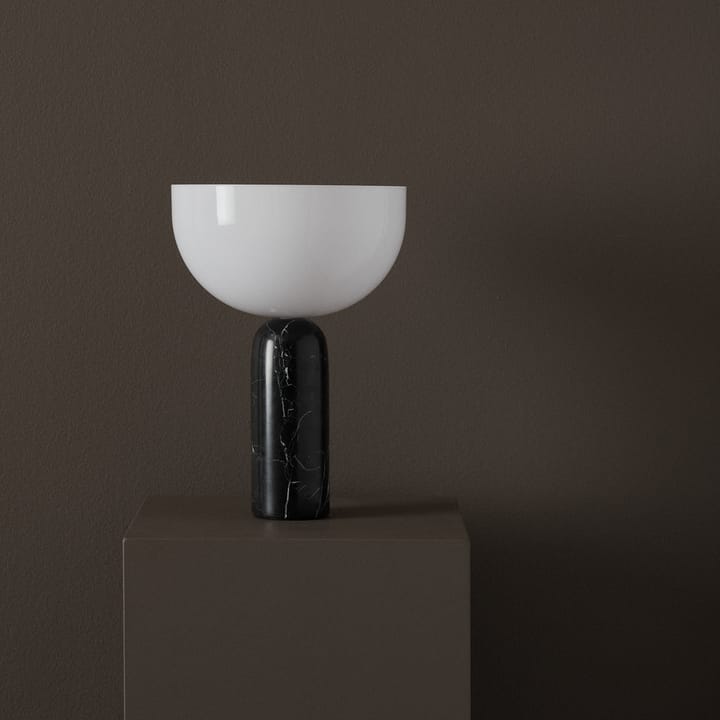Lampada da tavolo Kizu piccola - Marmo nero - New Works