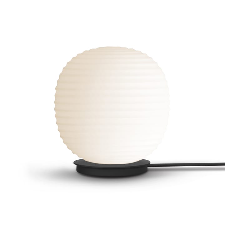 Lampada da tavolo Lantern Globe piccola - Vetro opalino bianco satinato - New Works