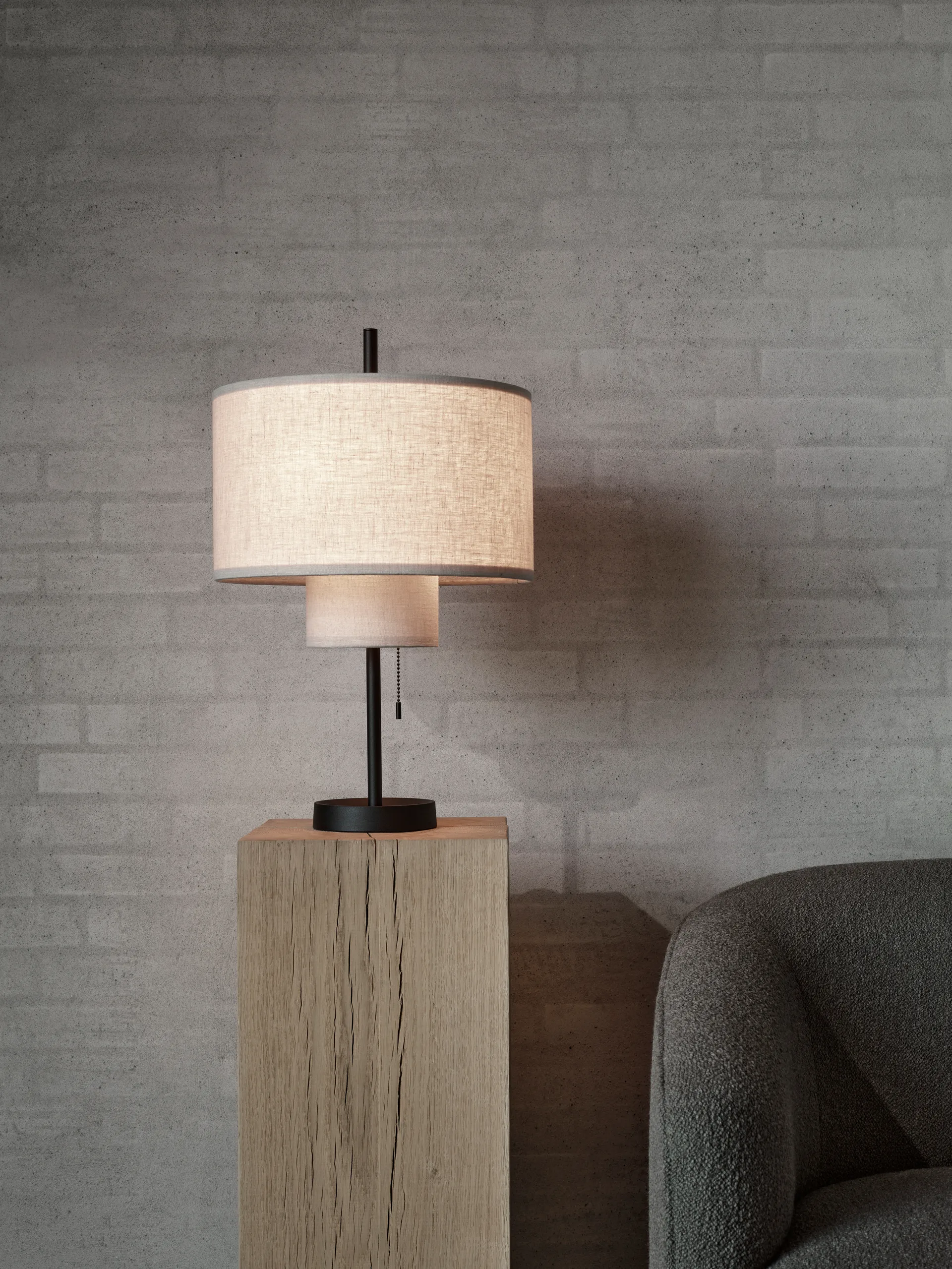 Lampada da tavolo Margin, Beige New Works