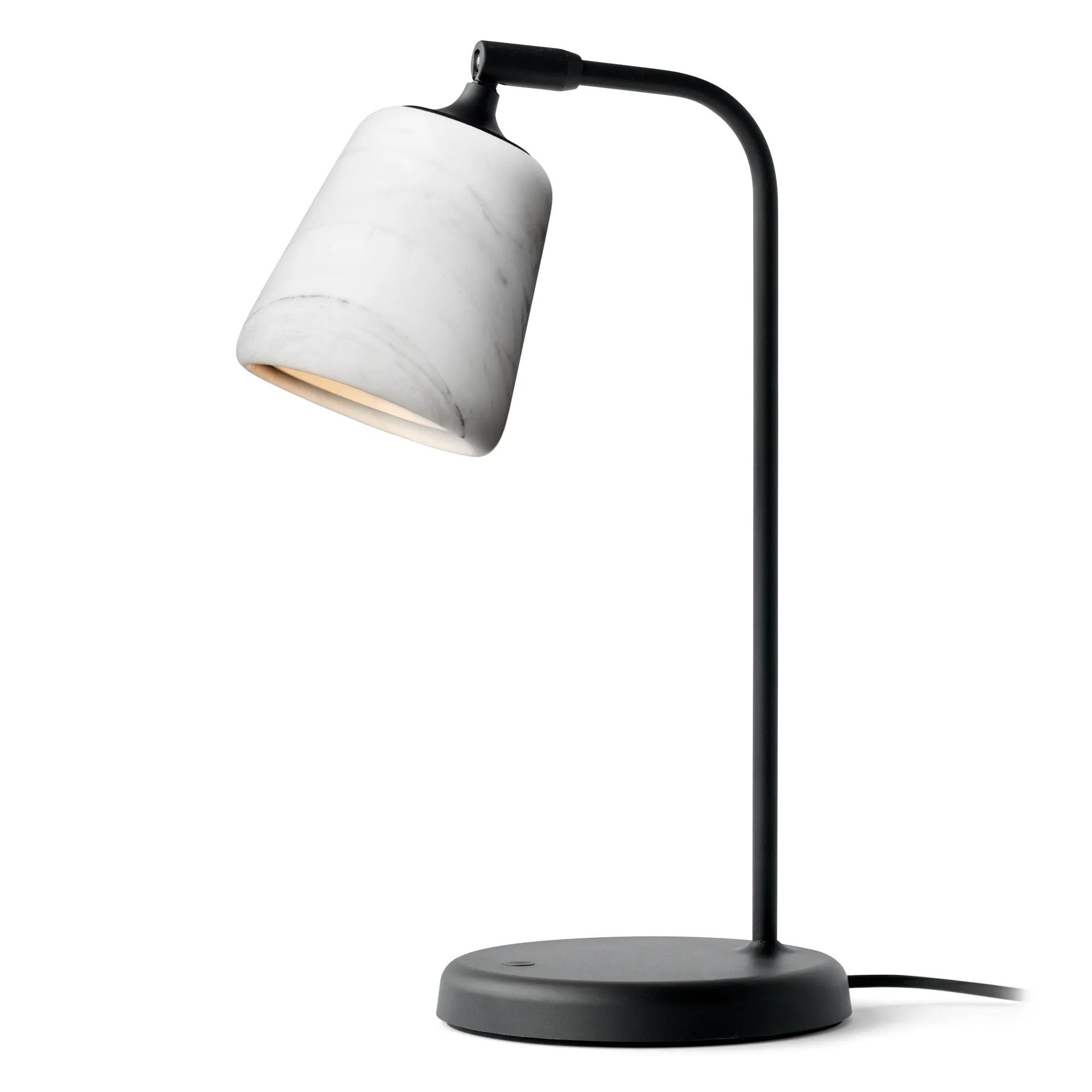Lampada da tavolo Material , Marmo bianco New Works