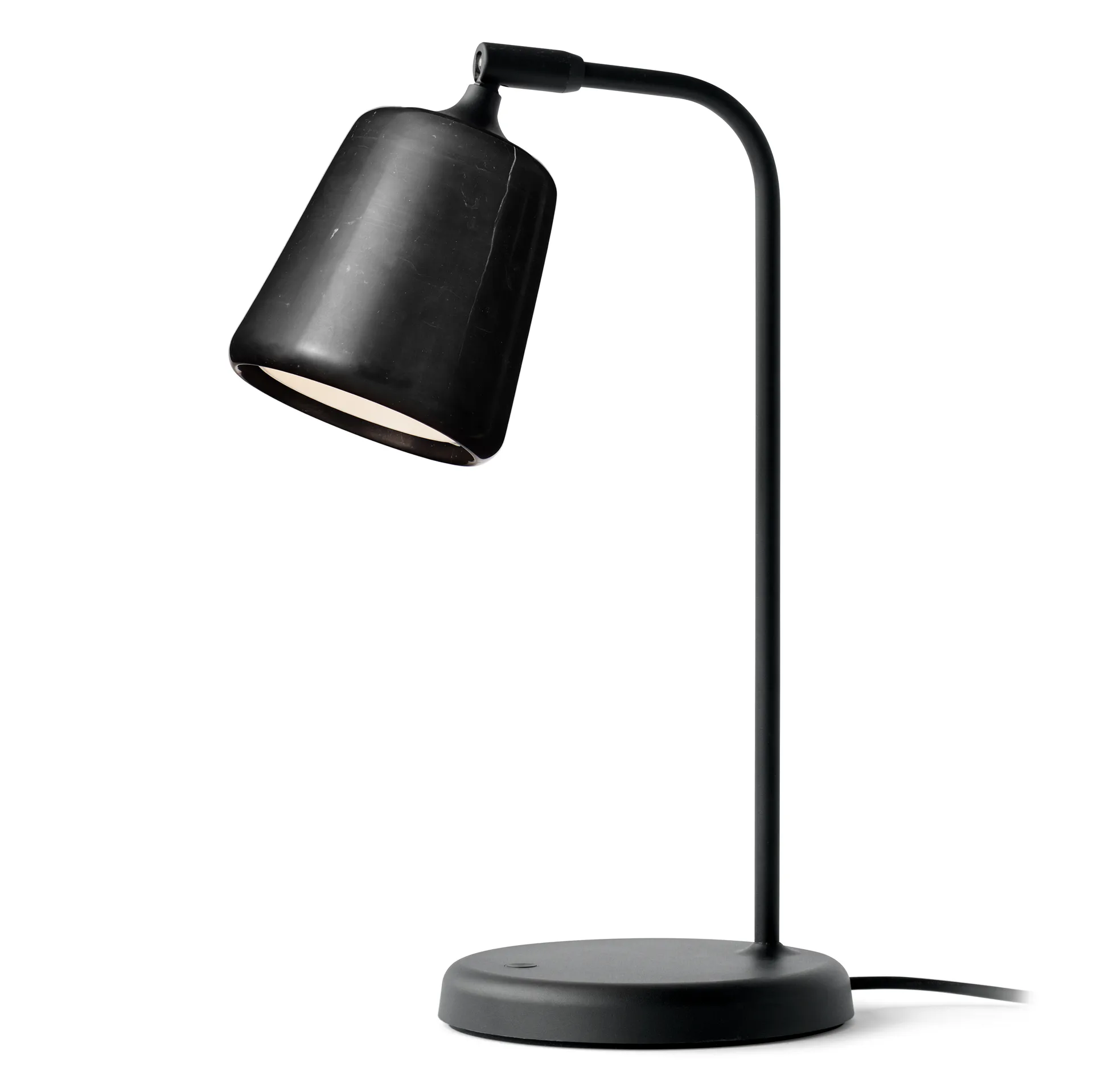 Lampada da tavolo Material , Marmo nero New Works
