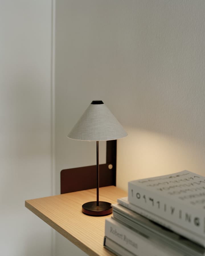 Lampada da tavolo portatile Brolly - Lino - New Works