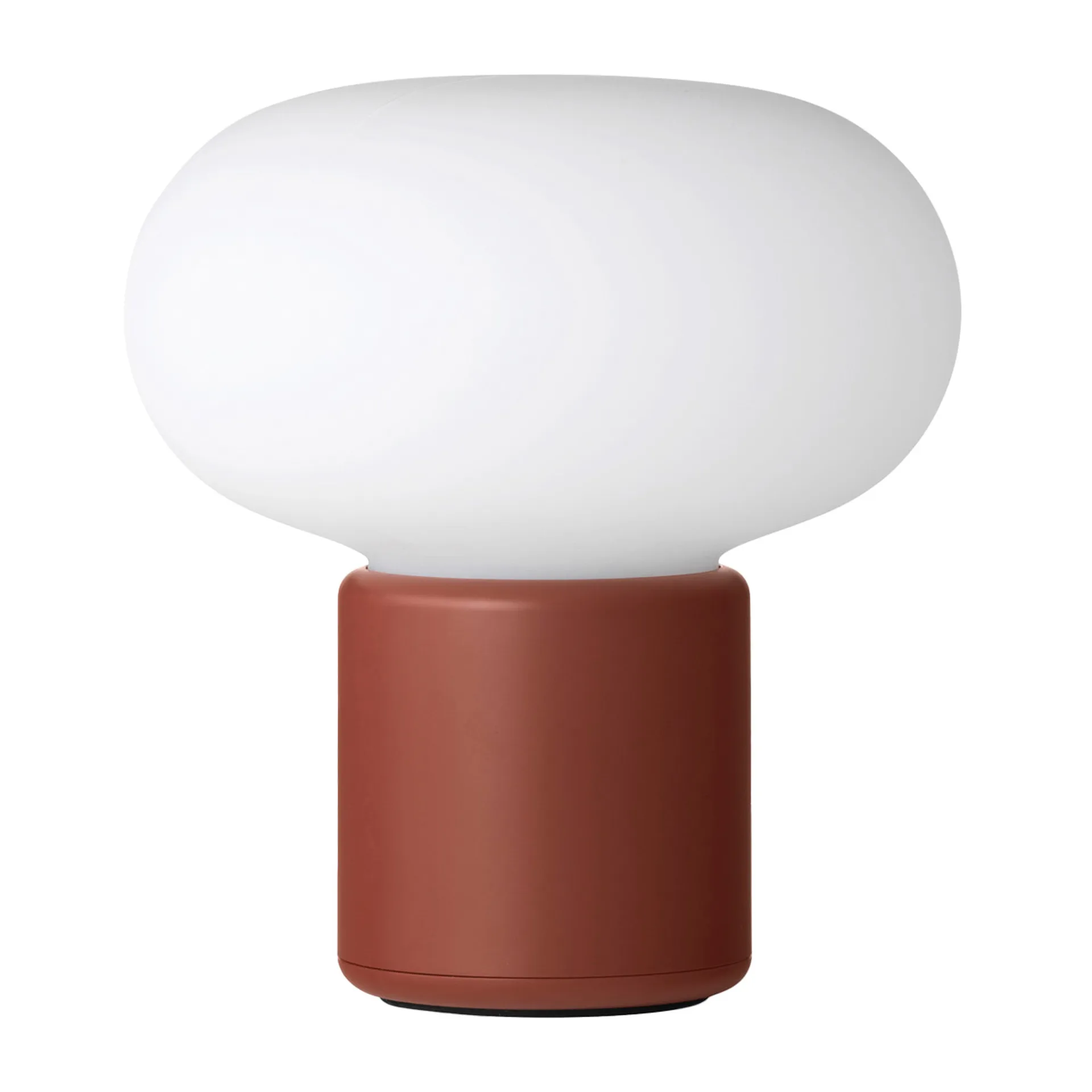 Lampada da tavolo portatile Karl-Johan, Earth red New Works
