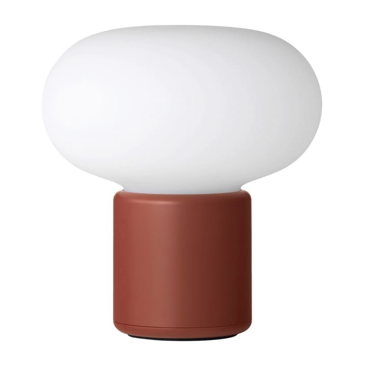 Lampada da tavolo portatile Karl-Johan - Earth red - New Works