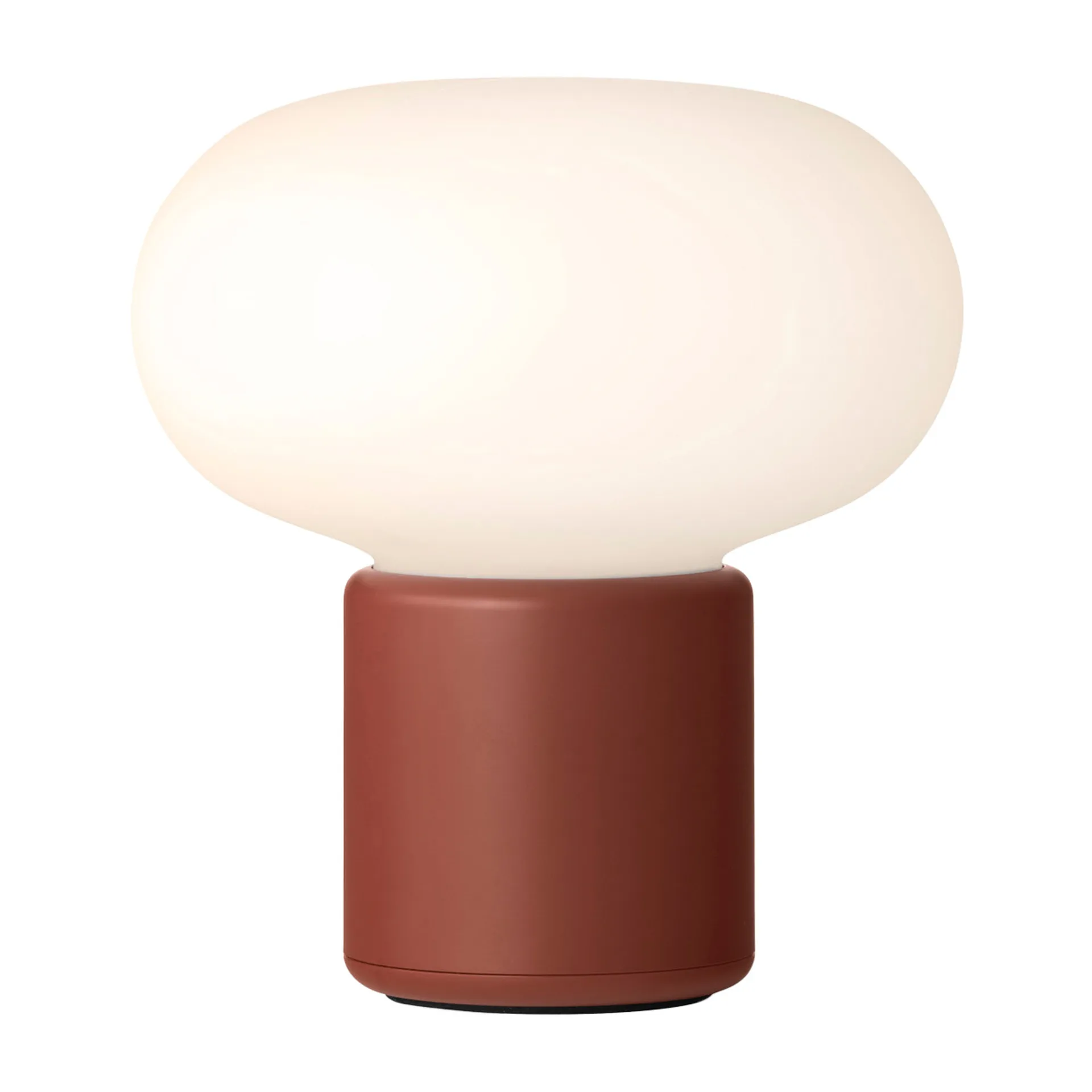 Lampada da tavolo portatile Karl-Johan, Earth red New Works
