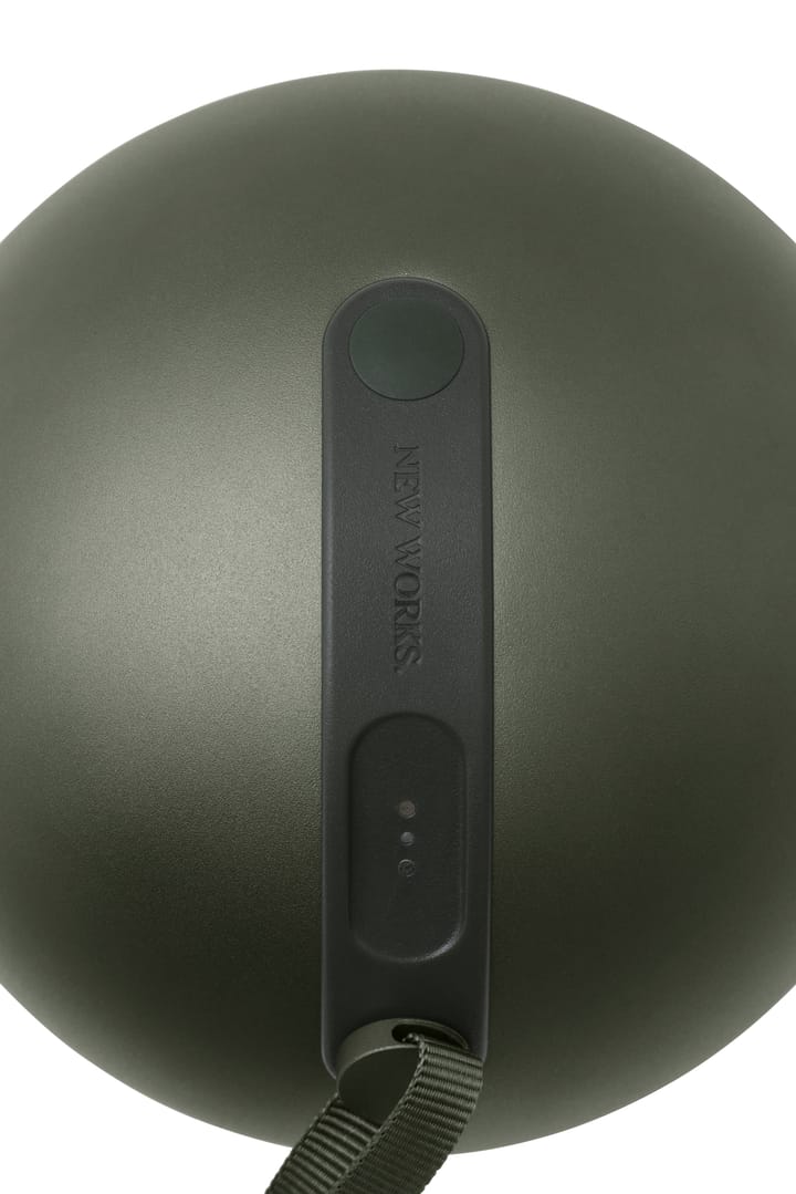 Lampada portatile Sphere, Deep green New Works
