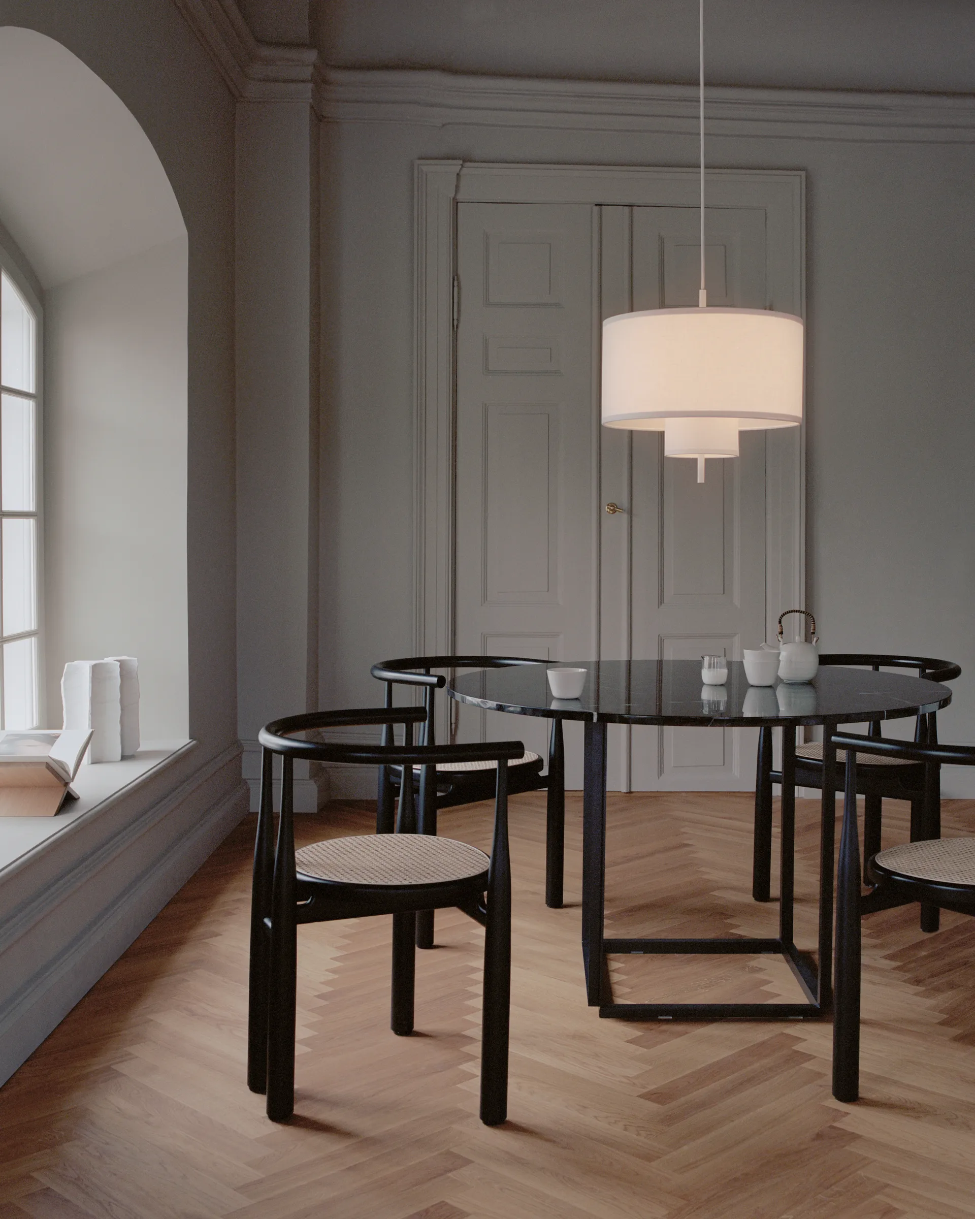 Lampadario Margin Ø50 cm, Bianco New Works