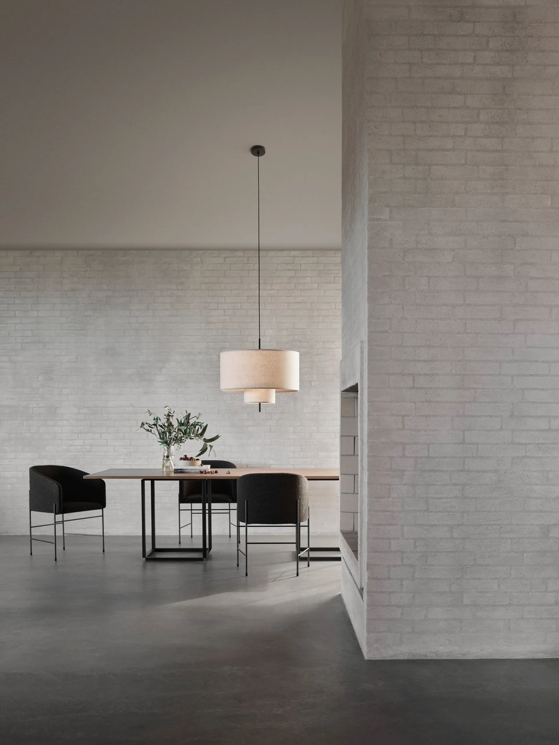 Lampadario Margin Ø70 cm, Beige New Works