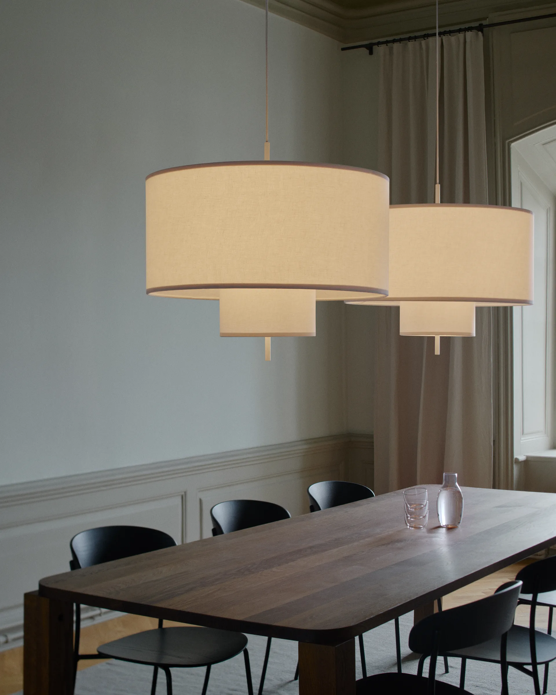 Lampadario Margin Ø70 cm, Bianco New Works