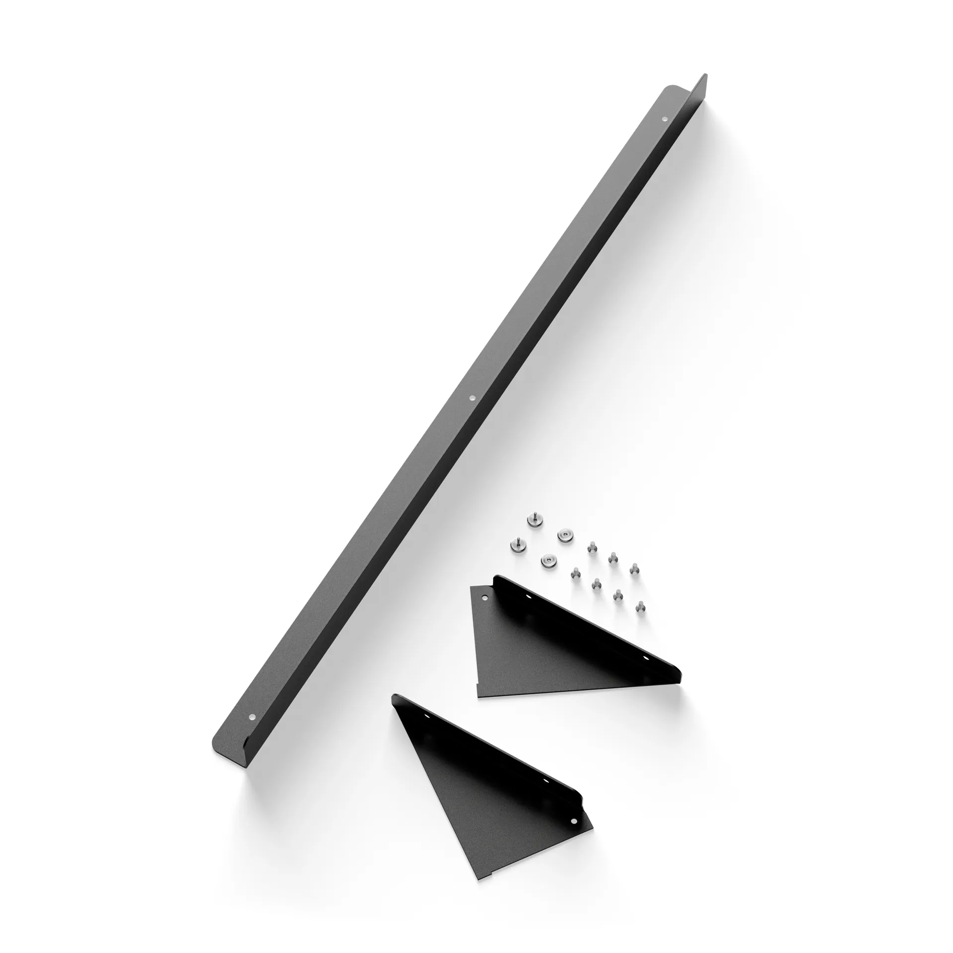 Portariviste New Works con staffa, 3 pezzi, Nero New Works