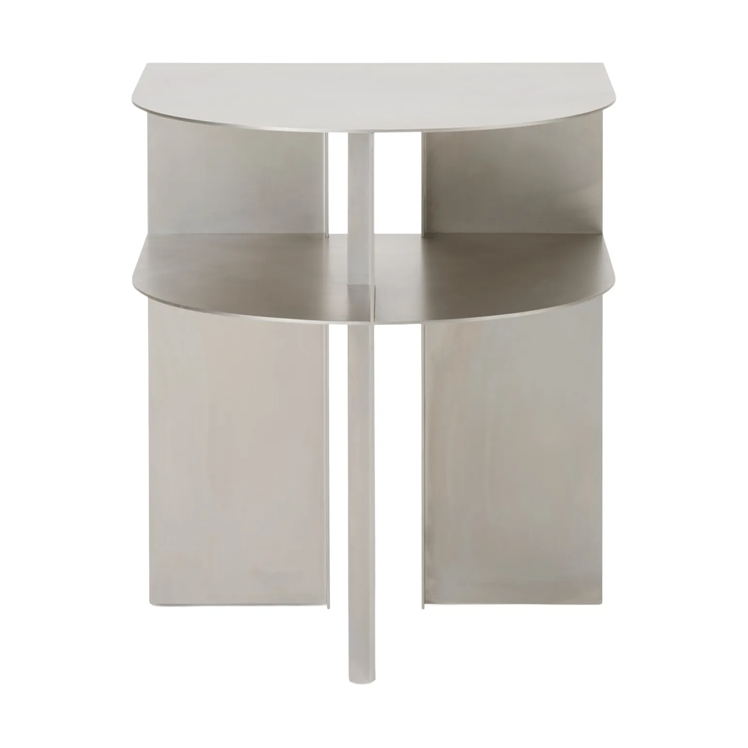 Rand tavolino, Acciaio inox New Works